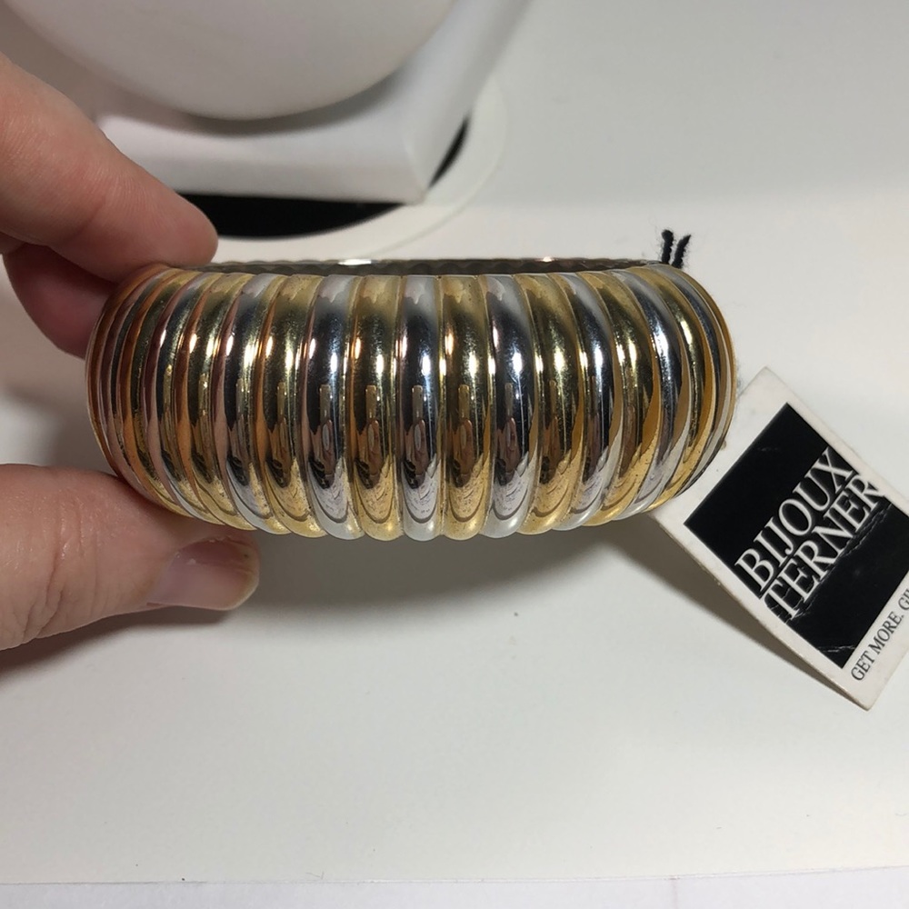 Bijoux Terner doble tone gold/ silver braclets